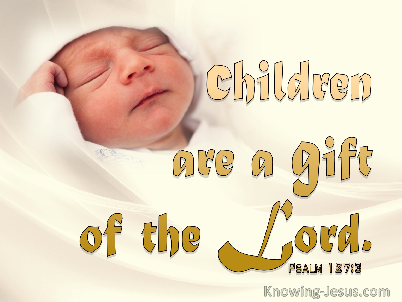 What Does Psalm 127 3 Mean 